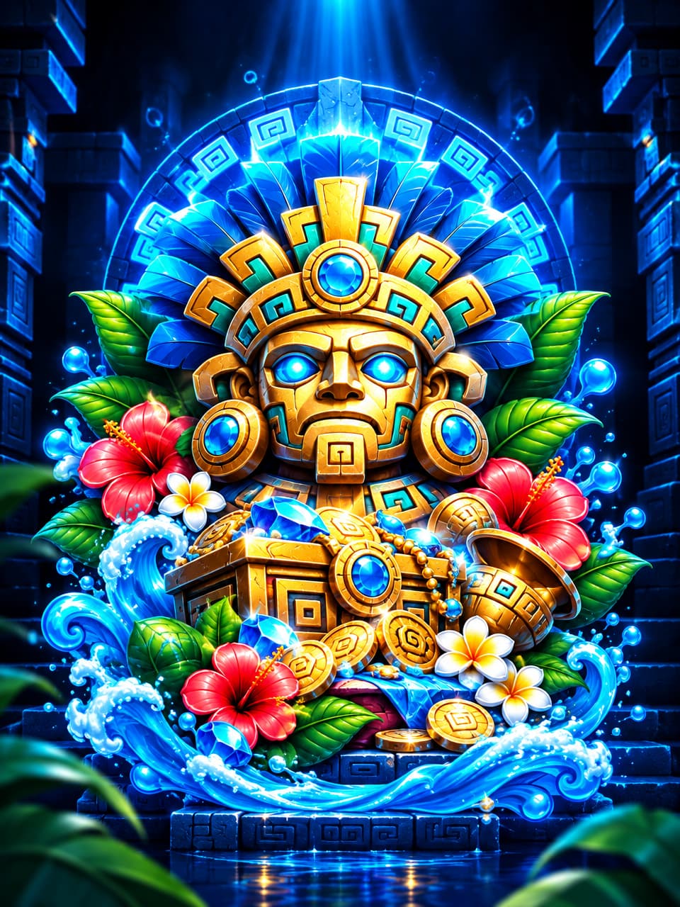 ภาพเกม Treasures Of Aztec ที่ออกแบบใหม่สำหรับ kwanjai168 - ขวัญใจ168